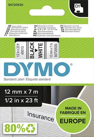 HOUSELABELS Compatible DYMO 30327, 30576 File Folder Labels (9/16 x  3-7/16) Compatible with Rollo, Some DYMO LW Printers, 2 Rolls / 130 Labels  per