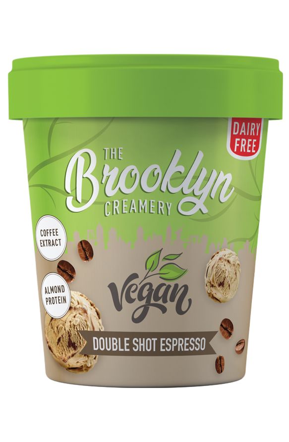 The Brooklyn Creamery Vegan Double Shot Expresso Ice Cream 450 ml