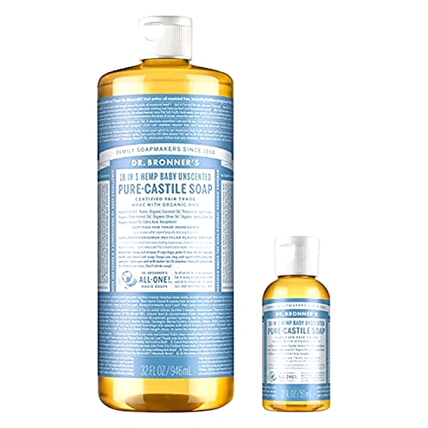 Dr. Bronner's PureCastile Liquid Soap Yellow C2I_INV_B075RWWM6R_R 2