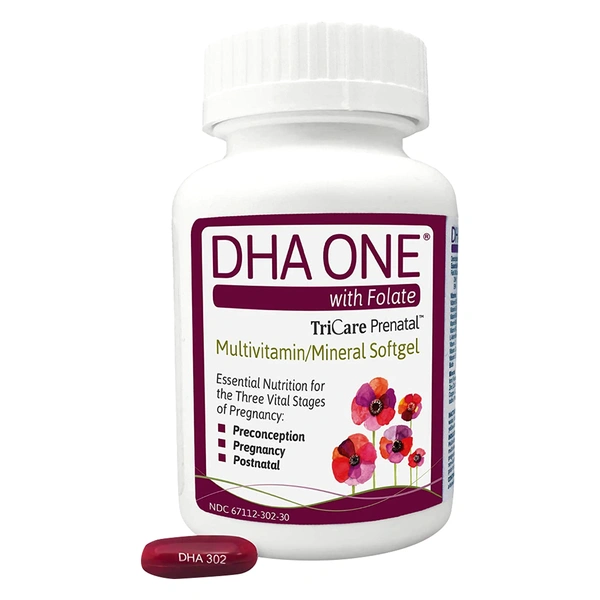 TriCare Prenatal DHA ONE with Folate Vitamin 260mg 30 Softgels