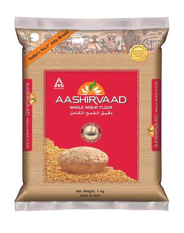 Aashirvaad Whole Wheat Atta 1 kg Wholesale Prices Tradeling