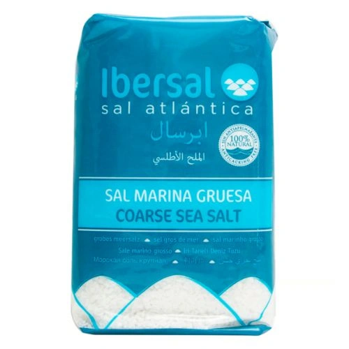 Ibersal Coarse Sea Salt 1 kg x 12 Wholesale Prices Tradeling