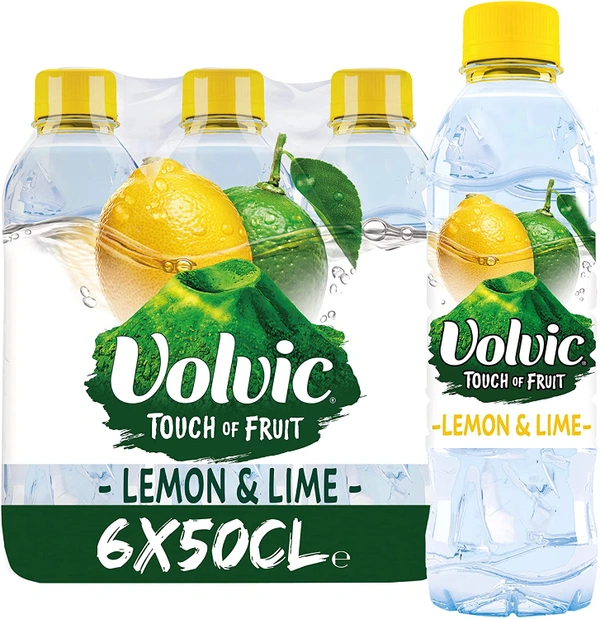 Volvic Natural Mineral Water Lemon Lime 500 ml Wholesale Tradeling