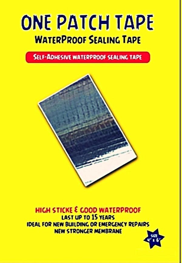 ONE Patch Tape Butyl Tape for Water LEACKAGE, for Water Tanks, (PVC