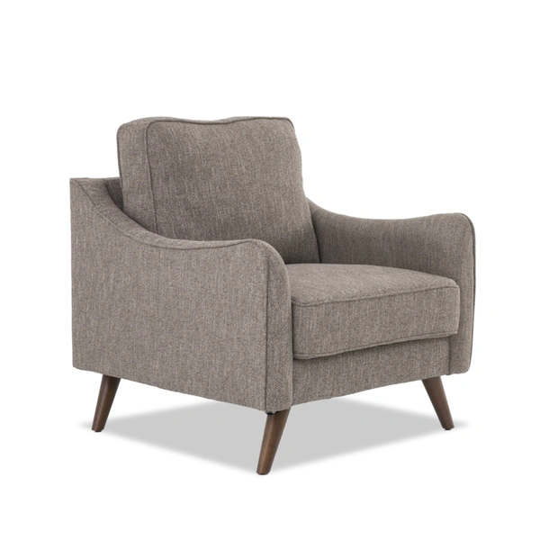 Danube Hunter Single Seater Fabric Sofa Brown L 83 x W 87 x H 90 cm Wholesale Tradeling