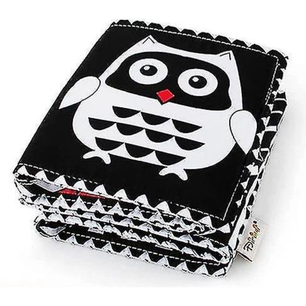 Black And White Baby Soft Book, High Contrast Baby Sensory Toys