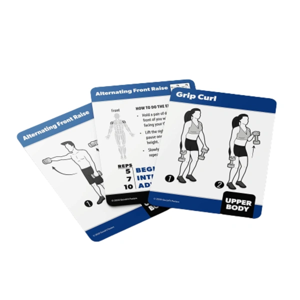 Quickfit 10 Pack - Exercise Workout Poster Set - Yoga Volume | Meses sin interés