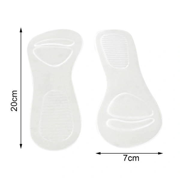 1Pair Feet Sole Protector Transparent Universal Silicone Transparent