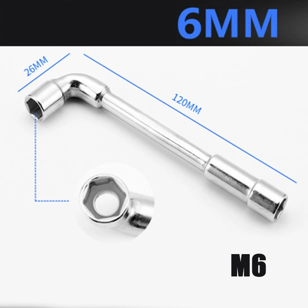 LShaped Socket Wrench 7Shaped DoubleEnded Elbow Perforated Outer