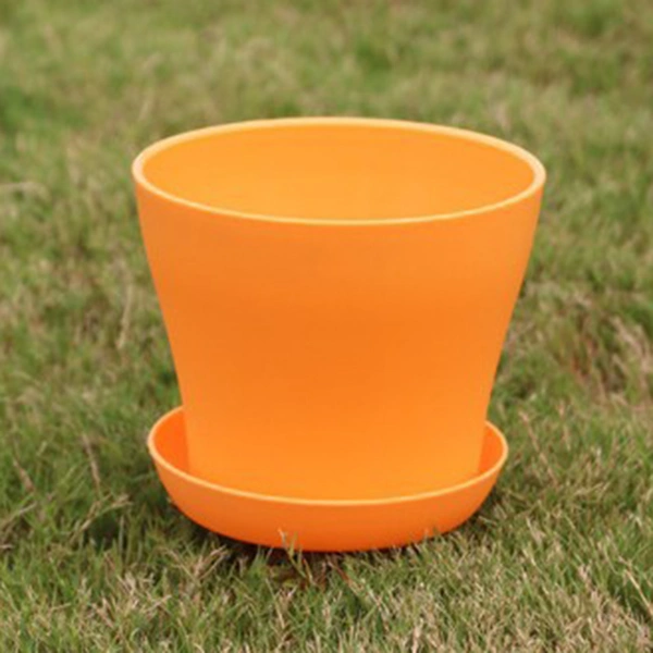 Resin Flower Pots Home Outdoor Plastic Flower Nursery Pot Planter