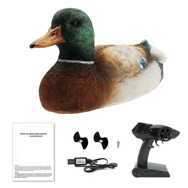 RC Duck Boat Simulation Remote Control Ship 2.4G Remote Electric Duck