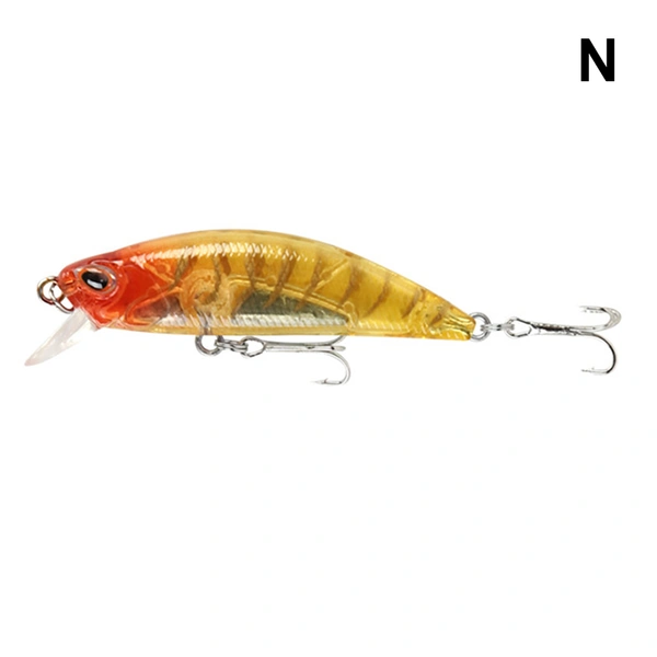 5g/5.5cm Minnow Fishing Lure Lasers Hard Artificial Bait With 3D Eyes