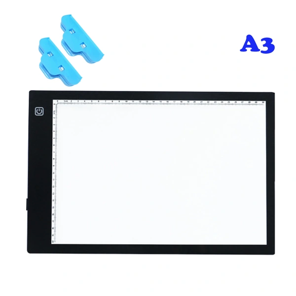 LED Drawing Board With Precise Scale Line USB Rechargeable For