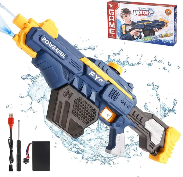 Summer Kids Super Immersion Gun Toy High Capacity Automatic Water ...
