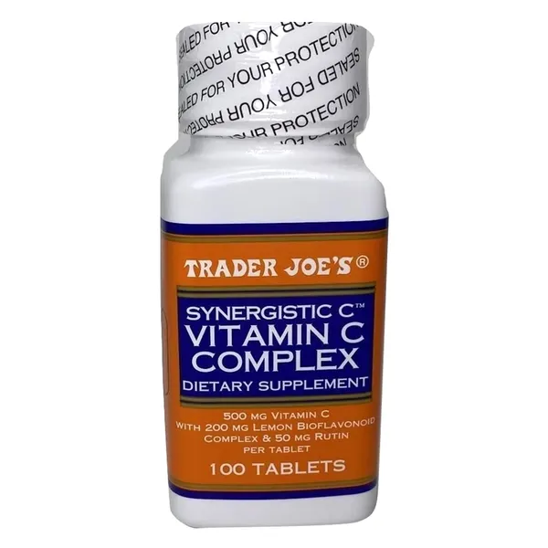 Trader Joe's Vitamin C Complex Supplement 500mg 100 Tablets Wholesale