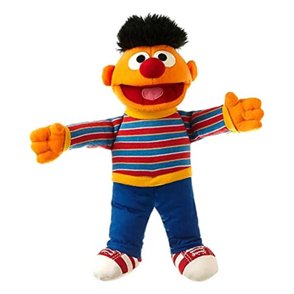 Living Puppets Toy Large Plush Ernie From Sesame Street Multicolor 33cm ...