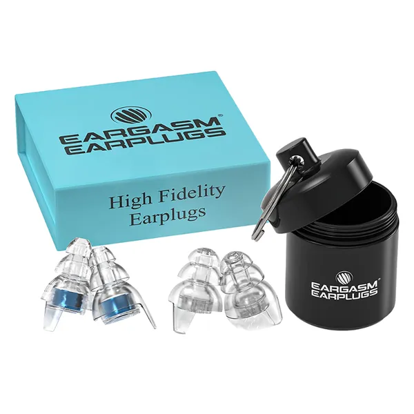 Eargasm High Fidelity Earplugs Blue 5.1 x 12.6 x 11.1 Cm 2 Pieces
