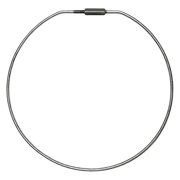 Lucky Line Threaded Locking Key Ring Silver 8Inch ‎7981 Wholesale