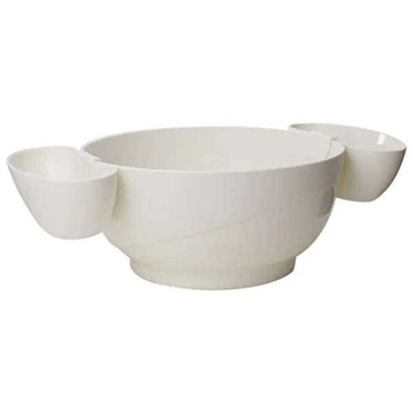 Prodyne Chips And Dips Bowl, White 3Piece Wholesale Tradeling