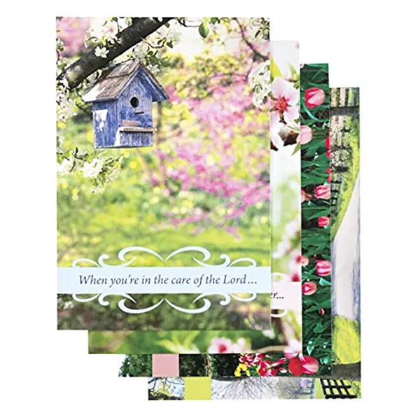 Dayspring Birdhouses Get Well Inspirational Greeting Card Multicolor 4