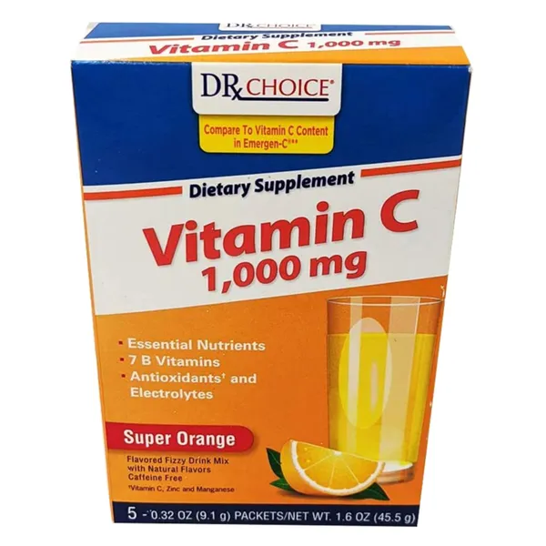 Dr. Choice Vitamin C 1000mg Drink Mix 1.6fl Oz Wholesale تريدلنغ