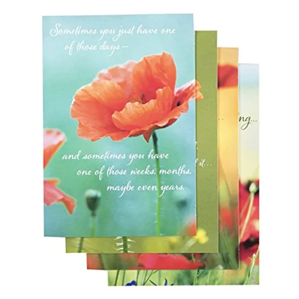 DaySpring Difficult Times Greeting Card with Embossed Envelope 4.5 x 6