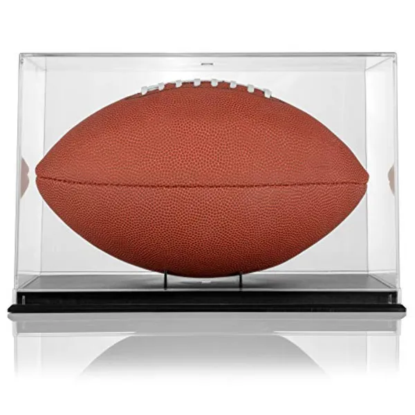 Snap Football Acrylic Sports Display Case Red And Clear Wholesale
