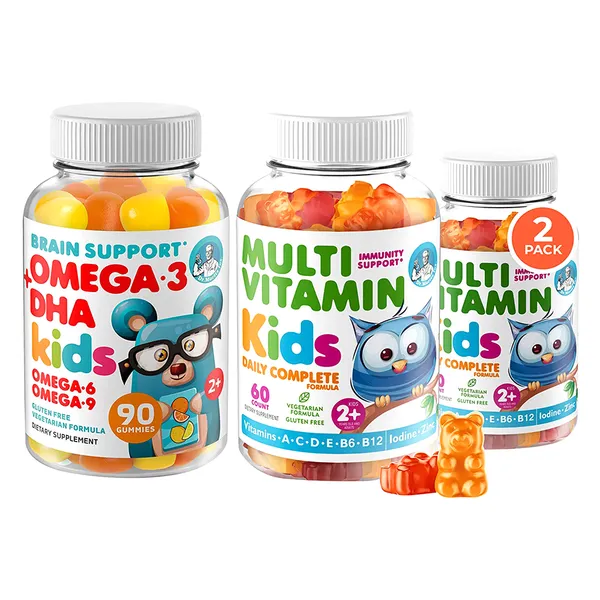 DR. MORITZ Omega 3 + DHA with 14 Essential Immune Support 90 Gummies