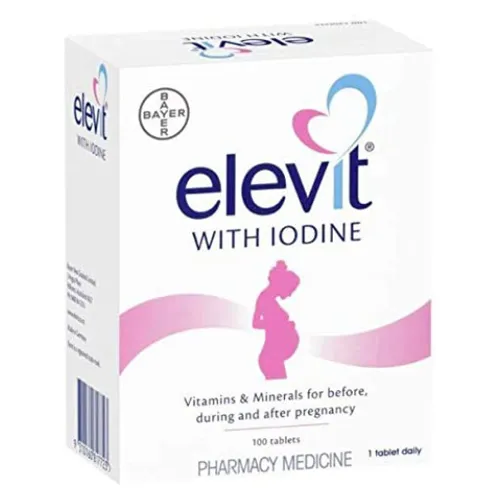 ELEVIT Multivitamin with Iodine Dietary Supplement 100 Tablets