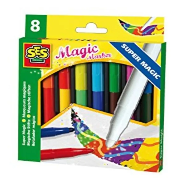 Ses Creative Childrens Super Magic Markers L18.1xW15.1xH1.5 Cm