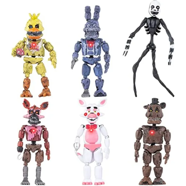 Fnaf Action Figures Set Of 6 Piece Wholesale Tradeling