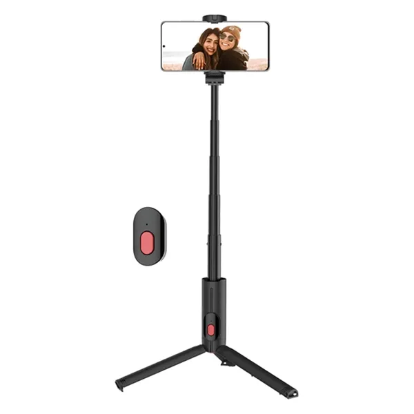 Porodo Bluetooth Selfie Stick With Tripod For All Smartphones Black PD