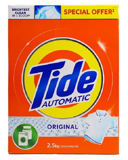 Tide Automatic Original Laundry Detergent Powder (Green) 2 x 2 x 2.5kg