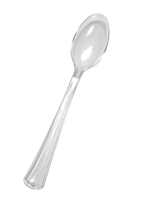 Hotpack Plastic Heavy Duty Clear Spoon 1000 Pieces | Wholesale | Tradeling