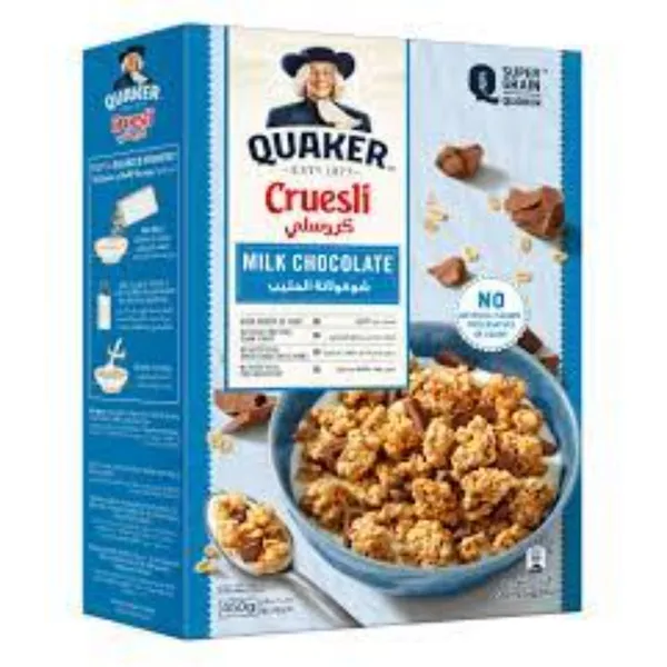 Quaker Cruesli Milk Chocolate 450g Wholesale Tradeling