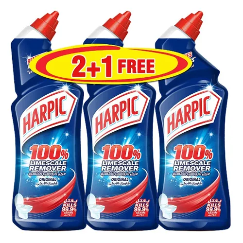 Harpic Original Limescale Remover Toilet Cleaner Liquid 750 Ml X 3 Pack Of 12 Wholesale