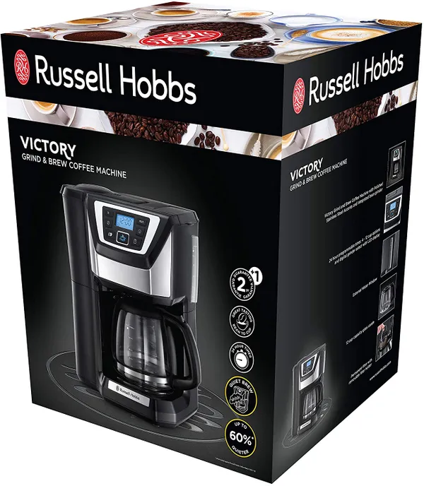Russell Hobbs Victory Grind & Brew Coffee Machine 22000 Wholesale