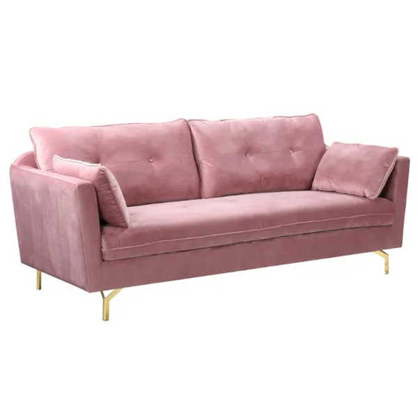 Danube Prague 3 Seater Fabric Sofa Rose Wholesale Tradeling