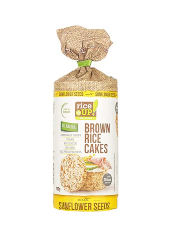 Rice Up Brown Rice Cakes With Sunflower Seeds 120g Wholesale Tradeling