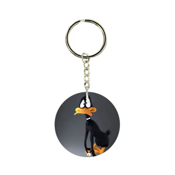 BP Daffy Duck Printed Keychain Multicolor 30 mm Wholesale Tradeling