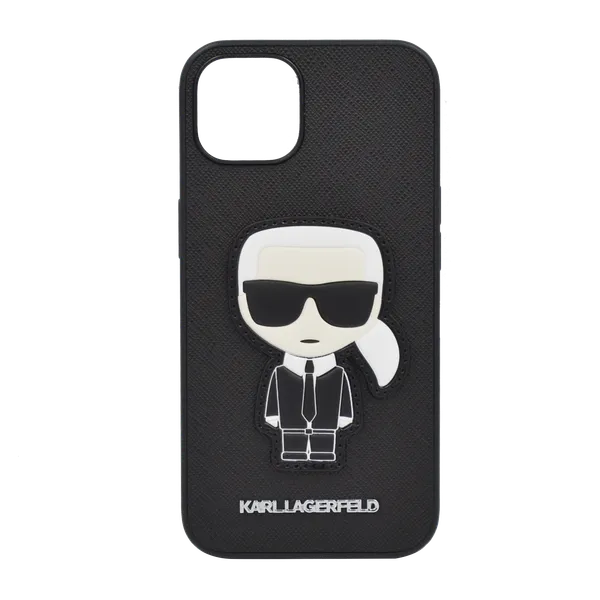 Karl Lagerfeld Pu Saffiano Case With Ikonik Patch And Metal Logo For ...