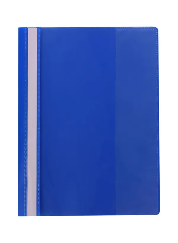West Ford A4 Size Clear Front Project File Folder Dark Blue OS2644DB 12 ...