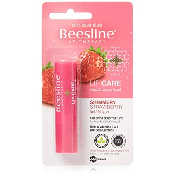 Beesline Lip Care, Shimmery Strawberry 30 Gr Wholesale Tradeling