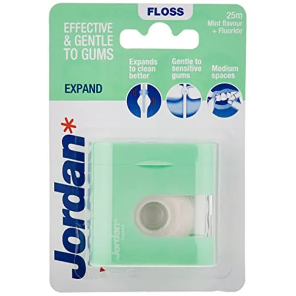 Jordan Dental Floss Expand Fresh W/Toothpaste, 25 mm 1 Units