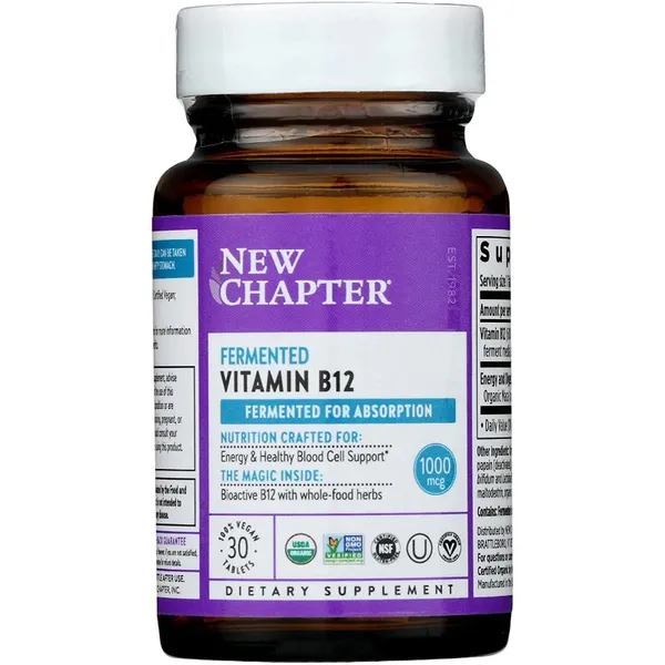 New Chapter Fermented Vitamin B12, 30 pieces Wholesale Tradeling
