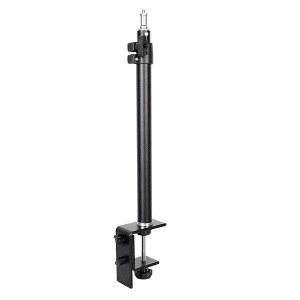 C Clamp Tripod Desktop Light Stand And 1/4 Inch Adjustable Tabletop