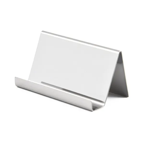 Metal Business Card Name Tag Display Rack Display Stand Silver