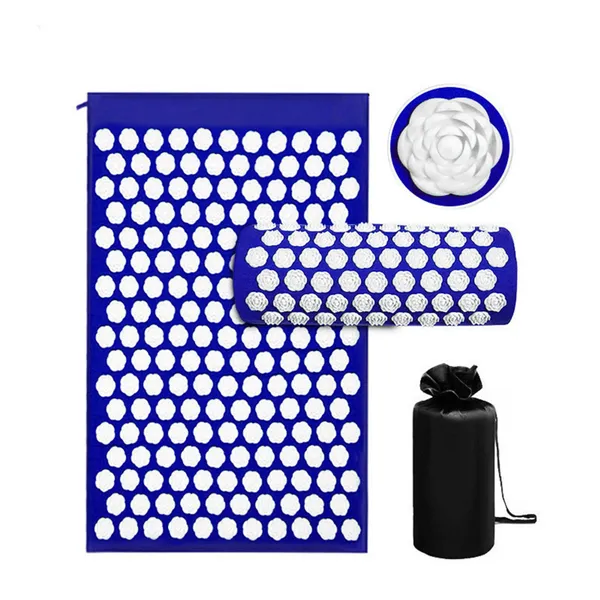Wellness Therapy Acupressure Mat Set 4 PCs Blue Wholesale Tradeling