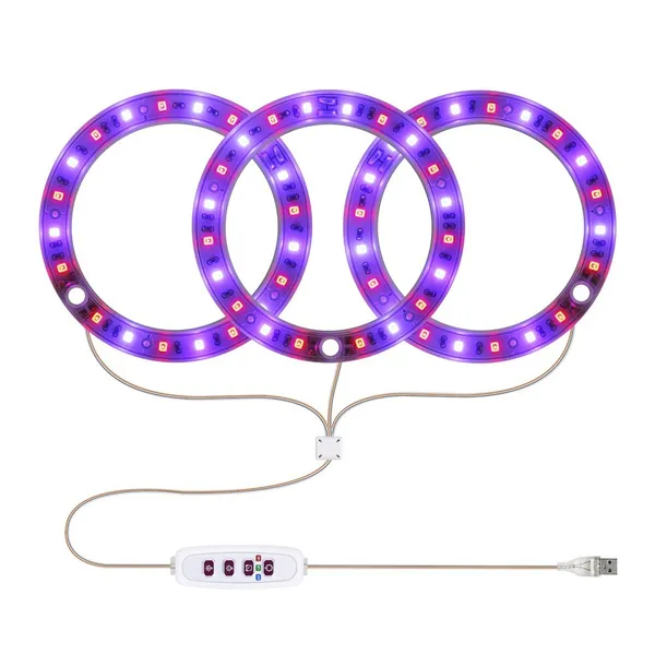 ThreeHeads Led Plants Grow Light Purple Wholesale Tradeling