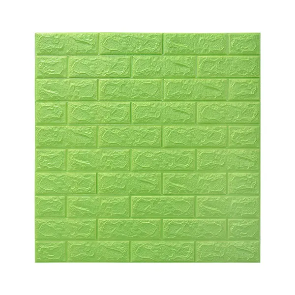 10 Pieces Self Adhesive 3D Brick Effect Wallpaper Waterproof Peel and